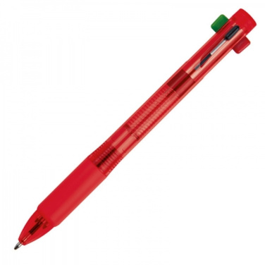 Logotrade corporate gift picture of: Plastic ballpen 4in1 NEAPEL