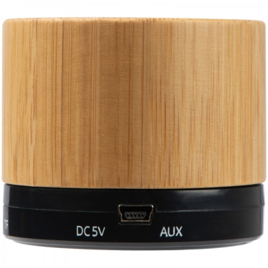 Logotrade promotional item image of: Bamboo bluetooth speaker FLEEDWOOD