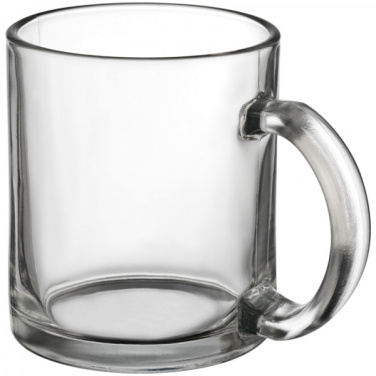 Logo trade business gifts image of: Glass mug LIMERICK 300 ml