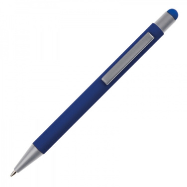 Logotrade corporate gift picture of: Metal ballpen touch pen soft touch SALT LAKE CITY