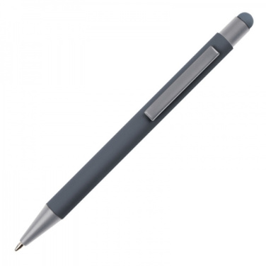 Logotrade promotional giveaway picture of: Metal ballpen touch pen soft touch SALT LAKE CITY