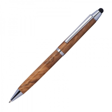 Logotrade corporate gifts photo of: Wooden ballpen with touch function ERFURT