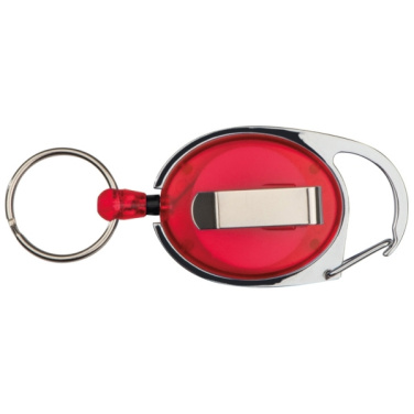 Logo trade advertising products image of: Ski-Pass with Carabiner Keyring EMPLOYEE