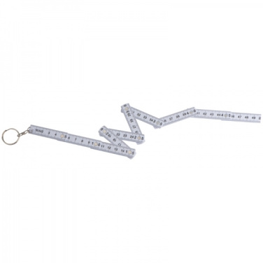 Logo trade advertising product photo of: Keyring with 0,5m ruler