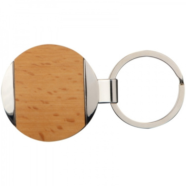 Logotrade advertising product image of: Wooden keyring LANGHAUS