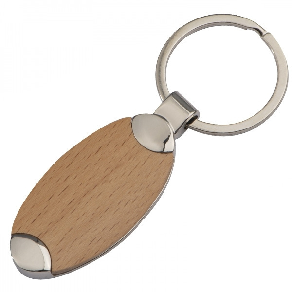 Logotrade promotional giveaway picture of: Wooden keyring BALTRUM