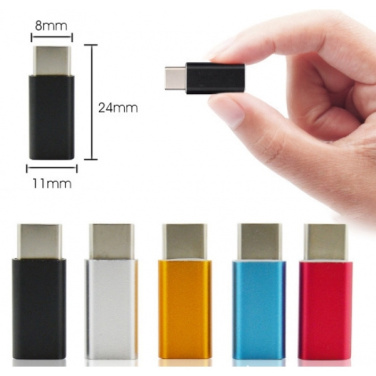 Logo trade business gift photo of: Type-C/micro USB adapter