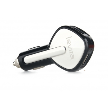 Logo trade business gift photo of: Dual USB Car Charger