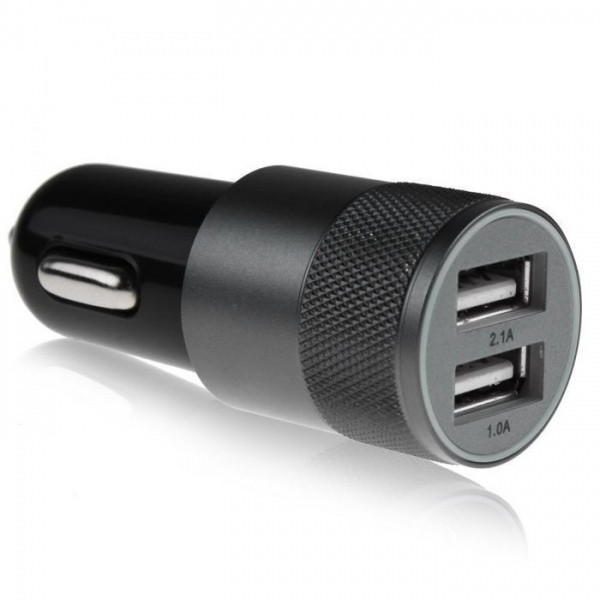 Logo trade promotional merchandise picture of: Metal car charger