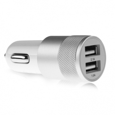 Logo trade advertising products image of: Metal car charger