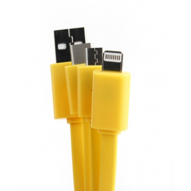 Logo trade corporate gifts picture of: Personalized charging cable 3in1