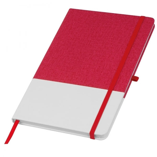 Logo trade promotional merchandise image of: A5 Notebook BARDOLINO