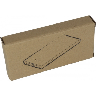 Logo trade promotional gifts image of: Bamboo power bank KATOWICE