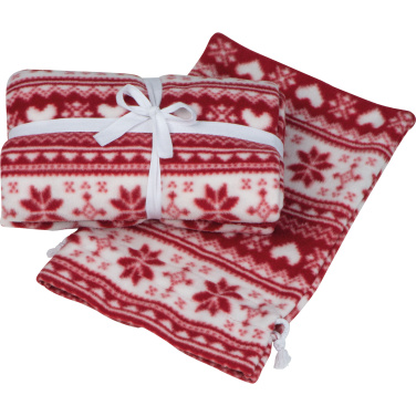 Logotrade promotional gift image of: Christmassy blanket DEBRECEN