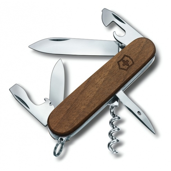 Logotrade promotional item image of: Pocket Knife Spartan Wood Victorinox