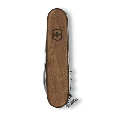 Logo trade corporate gift photo of: Pocket Knife Spartan Wood Victorinox