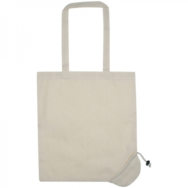 Logotrade promotional giveaway picture of: Foldable cotton bag KLEHOLM