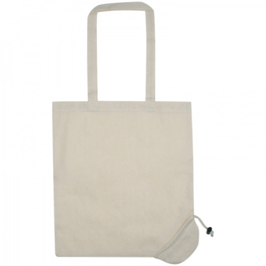 Logo trade business gift photo of: Foldable cotton bag KLEHOLM