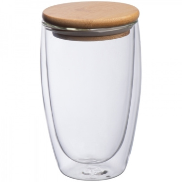 Logo trade promotional merchandise picture of: Double-walled glass ZAKOPANE 500 ml