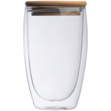 Logotrade promotional product image of: Double-walled glass ZAKOPANE 500 ml