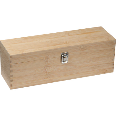 Logo trade promotional items picture of: Wooden wine box SAINT-ETIENNE