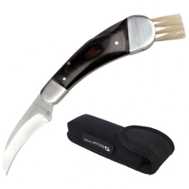 Logotrade promotional merchandise image of: Mushroom knife PILZ Schwarzwolf