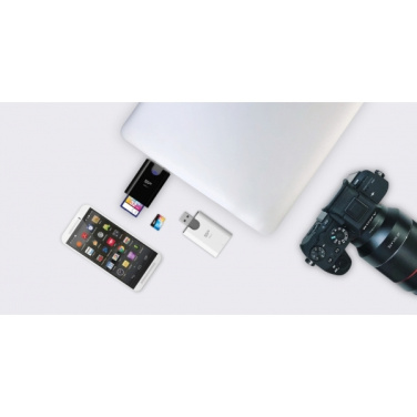 Logo trade promotional giveaways picture of: MicroSD and SD card reader Silicon Power Combo 3.1