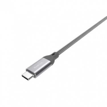 Logo trade promotional gift photo of: Nylon data transfer cable LK30 Type - C Quick Charge 3.0