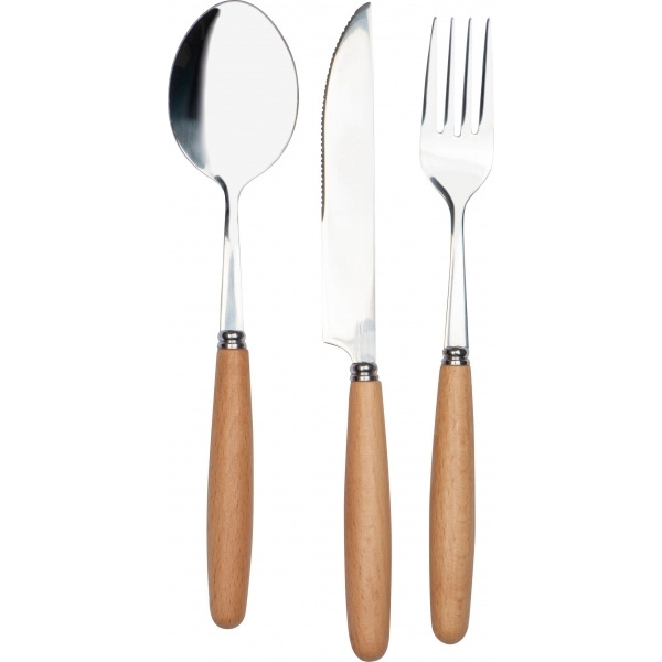 Logo trade promotional merchandise photo of: Cutlery set MARRAKESH