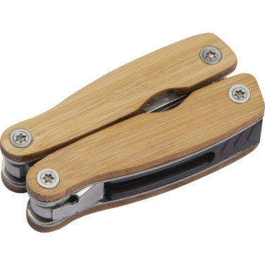 Logotrade promotional merchandise picture of: Multifunction tool bamboo LEEDS