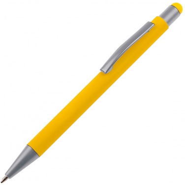 Logo trade promotional giveaways image of: Metal ballpen touch pen soft touch SALT LAKE CITY