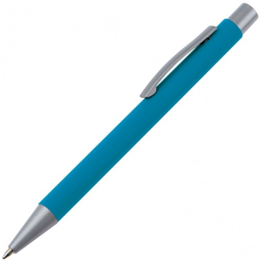 Logo trade promotional merchandise picture of: Metal ballpen soft touch ABU DHABI