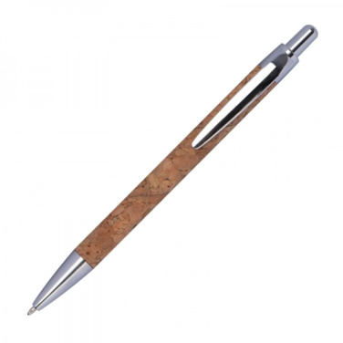 Logo trade corporate gifts picture of: Cork pen KINGSWOOD