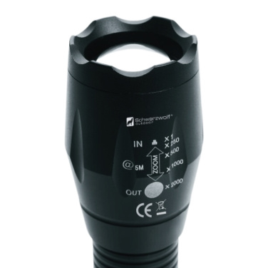 Logotrade business gift image of: Flashlight ANTELAO Schwarzwolf