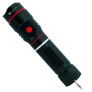 Logo trade promotional gifts image of: Flashlight BIWA Schwarzwolf