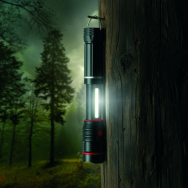 Logotrade promotional gift picture of: Flashlight BIWA Schwarzwolf