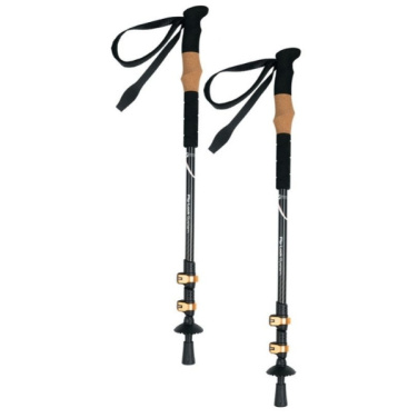 Logotrade promotional giveaways photo of: Trekking poles DENALI Schwarzwolf