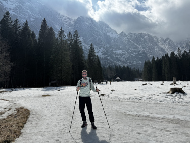 Logo trade corporate gifts picture of: Trekking poles DENALI Schwarzwolf