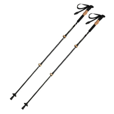 Logotrade business gift image of: Trekking poles DENALI Schwarzwolf