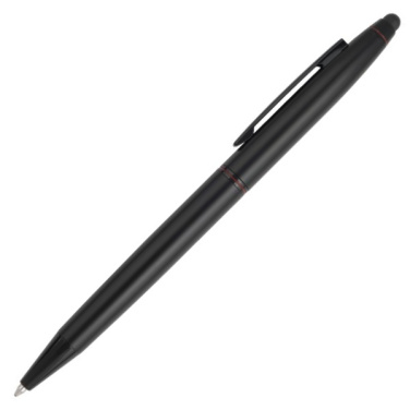 Logo trade corporate gifts image of: Metal ballpoint pen, touch pen RENDOME Pierre Cardin