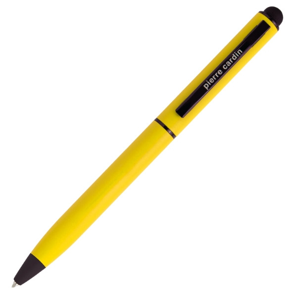 Logo trade advertising product photo of: Metal ballpoint pen, touch pen, soft touch CELEBRATION Pierre Cardin