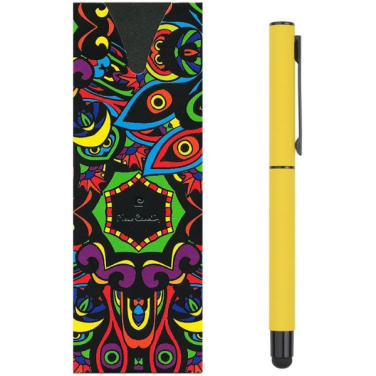 Logo trade promotional merchandise image of: Roller touch pen, soft touch CELEBRATION Pierre Cardin