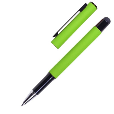 Logo trade promotional gifts picture of: Roller touch pen, soft touch CELEBRATION Pierre Cardin