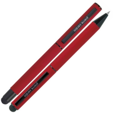 Logotrade promotional gift image of: Writing set touch pen, soft touch CELEBRATION Pierre Cardin