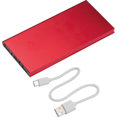 Logo trade promotional giveaway photo of: Power bank 8 000 mAh WOLFSBERG