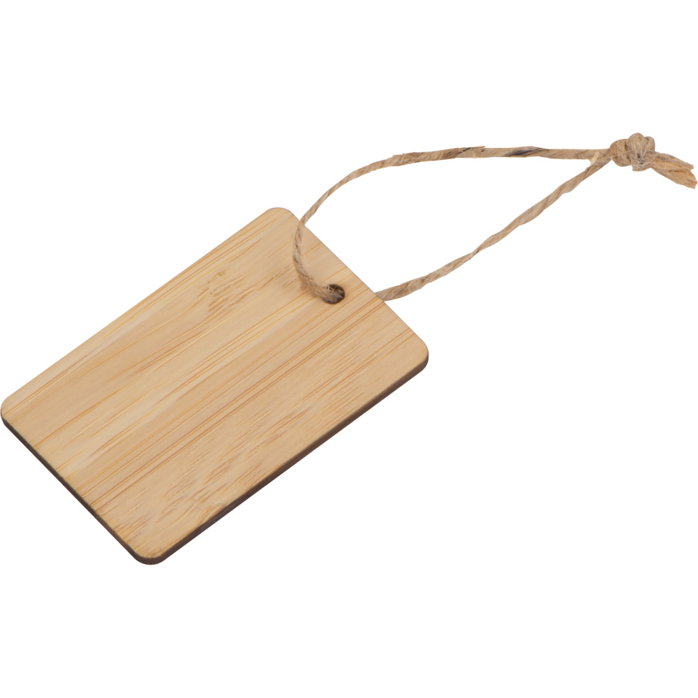 Logotrade promotional gift image of: Bamboo Pendant SALAMANCA