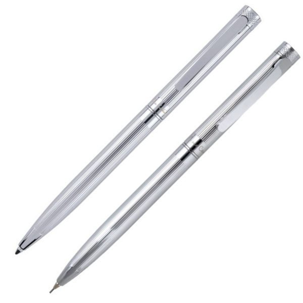 Logotrade promotional giveaway image of: Writing set ballpoint pen & pencil RENEE Pierre Cardin