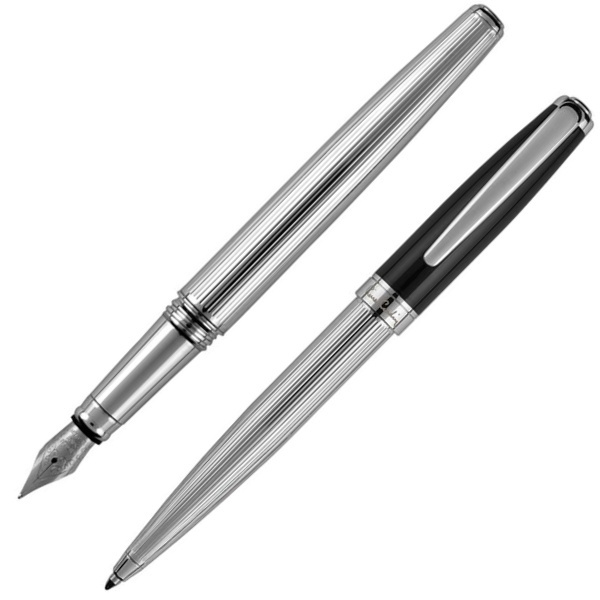 Logo trade promotional product photo of: Writing set ballpoint pen & fountain pen CHRISTOPHE Pierre Cardin