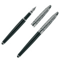 Writing set ballpoint pen & fountain pen JACQUES Pierre Cardin, black