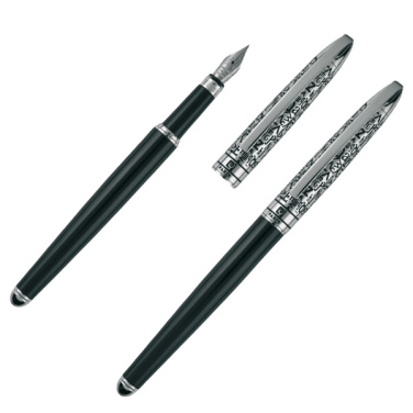 Logotrade corporate gift picture of: Writing set ballpoint pen & fountain pen JACQUES Pierre Cardin